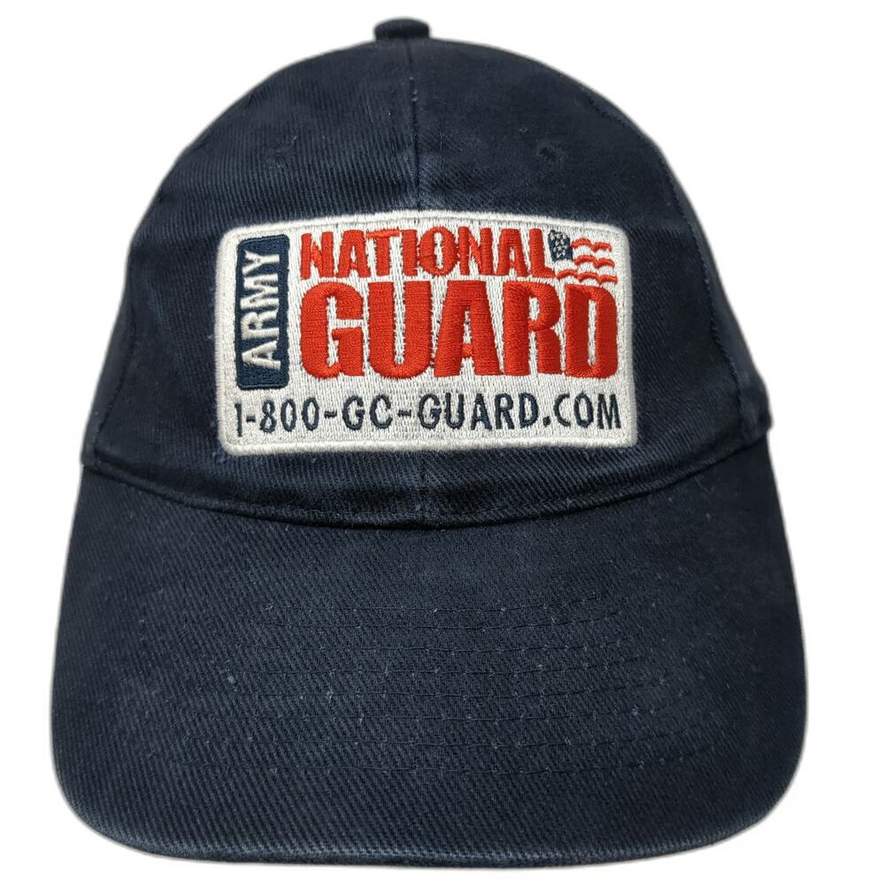 RSP Army National Guard Baseball Cap Blue One Size Adjustable Recruiting Hat